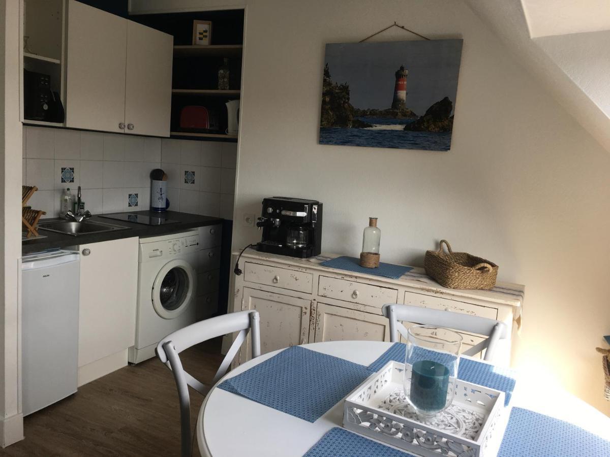 Apartamento Larmor Plage, T2 cosy, 4 pers, 3mn plage, parking privé, tout à pied ! Exterior foto