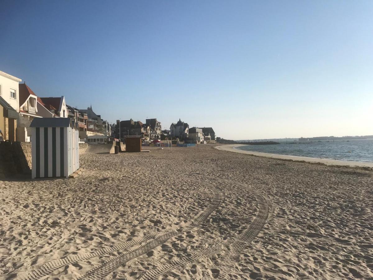 Apartamento Larmor Plage, T2 cosy, 4 pers, 3mn plage, parking privé, tout à pied ! Exterior foto